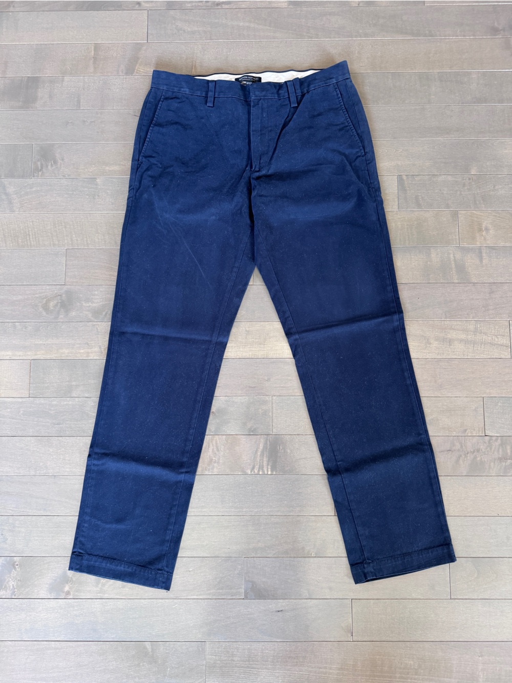 Banana Republic Emerson Navy Blue Straight Leg Men's Chinos